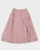 Vintage 1980s Pink A Line Floral Skirt - S sold by Rokit