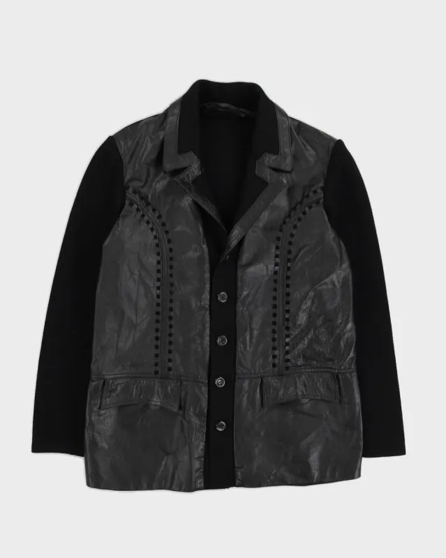 Vintage 90s Leather Blazer - S sold by Rokit