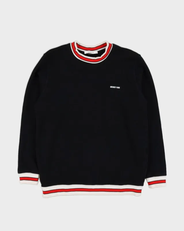 Givenchy Black Crew Neck Black Sweatshirt - M sold by Rokit