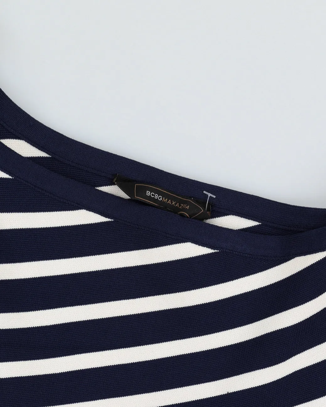 BCBG Max Azria Striped Cold Shoulder Dress - S sold by Rokit product image thumbnail 3