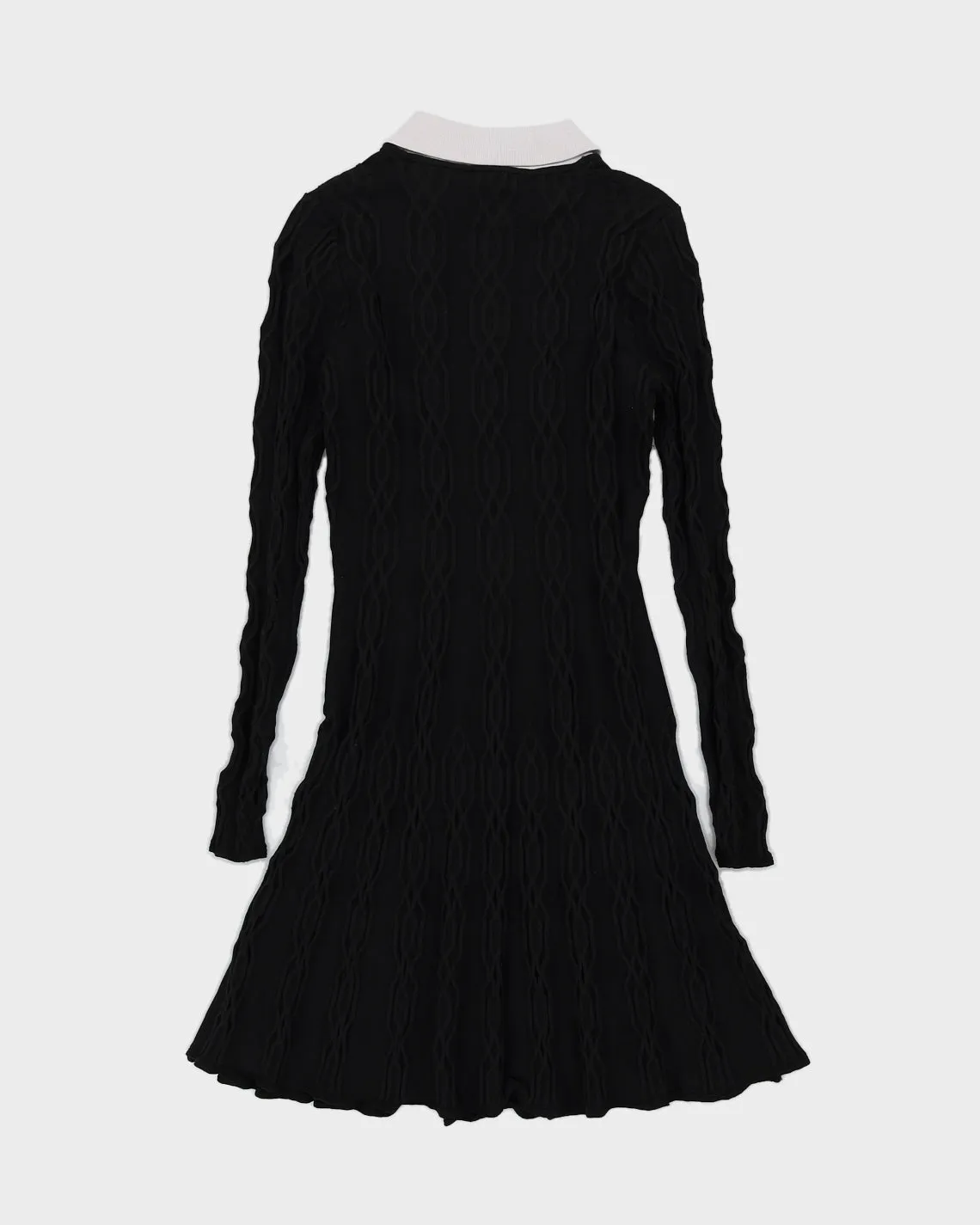 Sandro Black Knitted Midi Dress - S sold by Rokit product image thumbnail 2