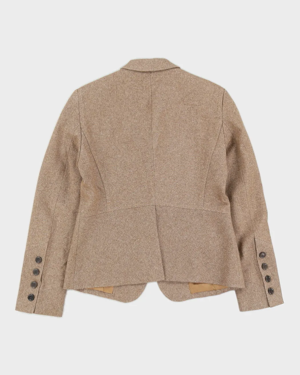 Hugo Boss Brown Tweed Blazer Jacket - S sold by Rokit product image thumbnail 2