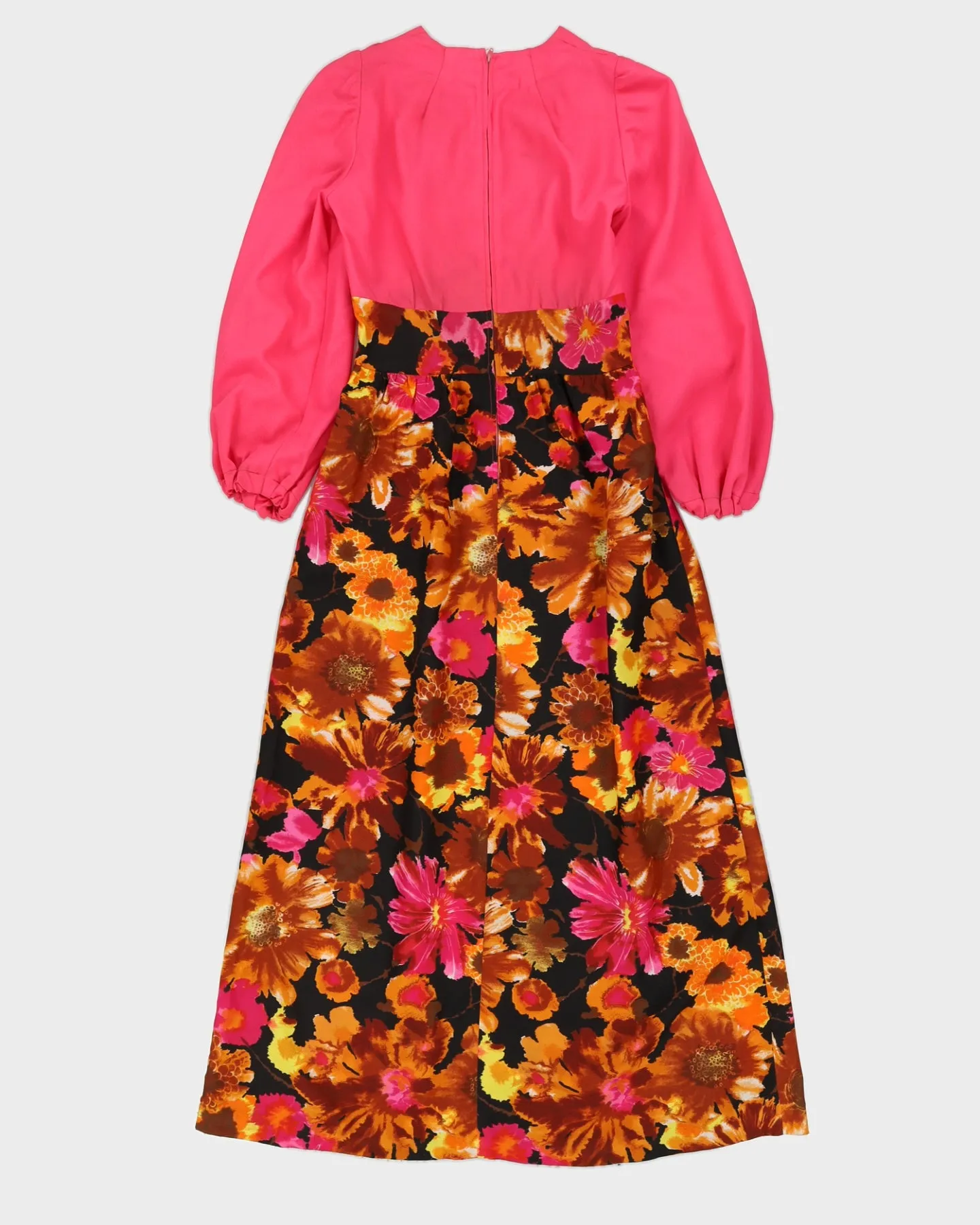 Vintage 1970s Pink Maxi Dress - S sold by Rokit product image thumbnail 5
