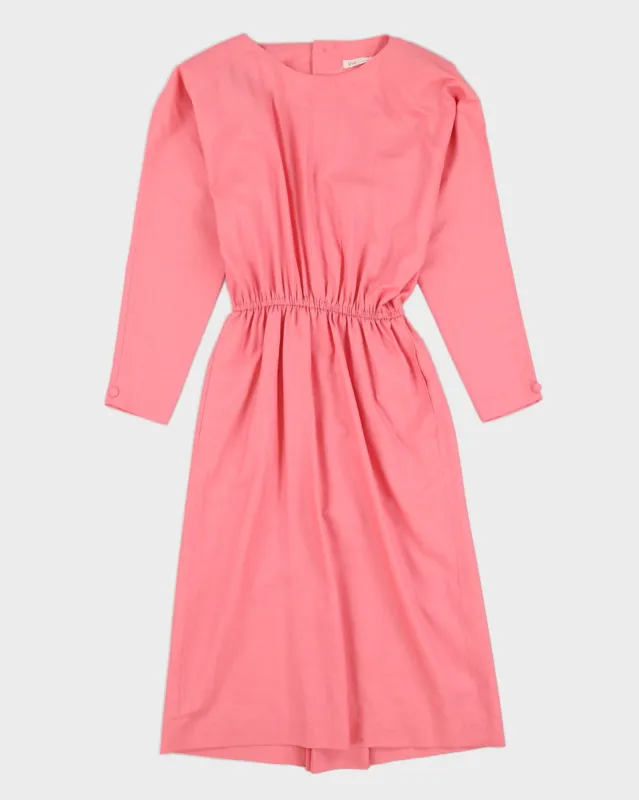 Pink Batwing Sleeve Dress - M sold by Rokit