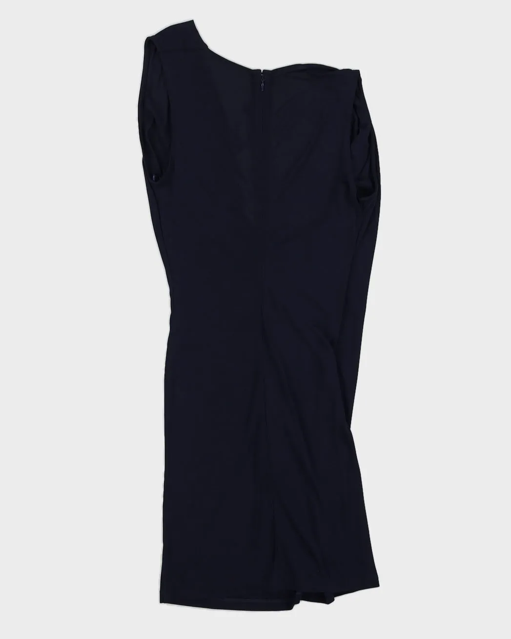 Stella McCartney Blue Draped Sleeveless Dress - S sold by Rokit product image thumbnail 2
