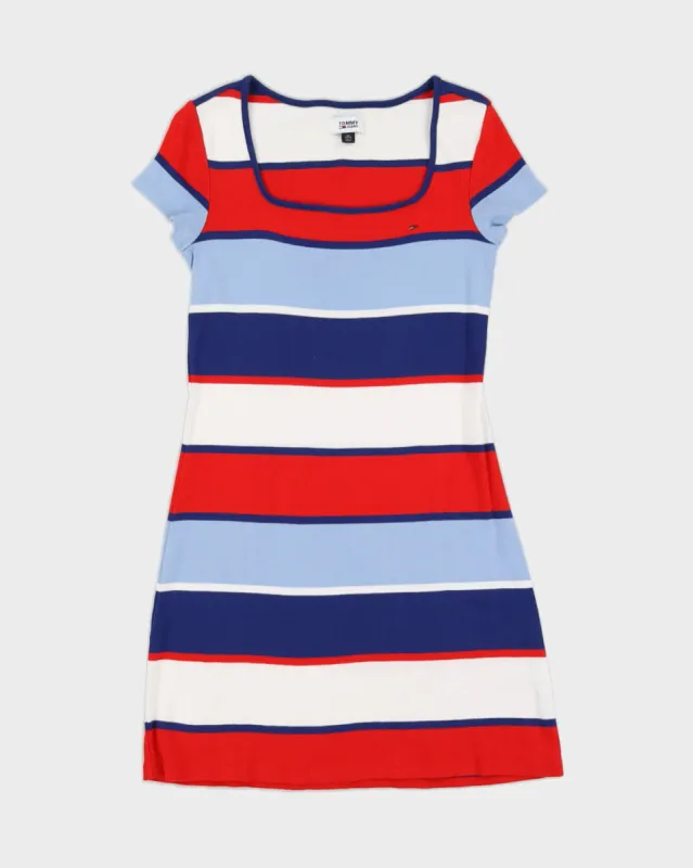 Tommy Hilfiger Blue Stripy Dress - S made by Tommy Hilfiger