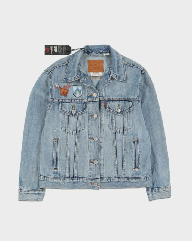 Levi's Big E Re-Pro Vancouver Patches Blue Denim Jacket Deadstock With Tags - S sold by Rokit