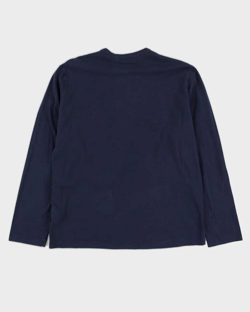 90s Moschino Jeans Navy Long Sleeved T-Shirt - L sold by Rokit product image thumbnail 2