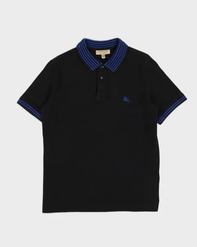 Burberry London Black Polo Shirt - L sold by Rokit