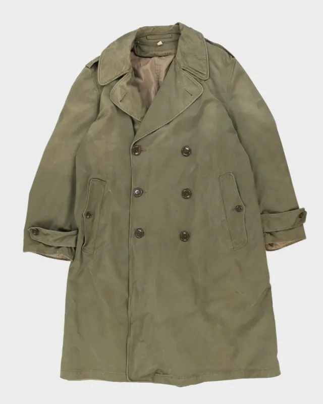 50s Vintage US Military Trench Coat - M sold by Rokit