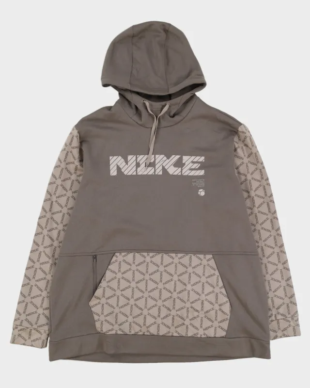 Nike Grey Therma-Fit Grey Hoodie Deadstock With Tags - XXL sold by Rokit