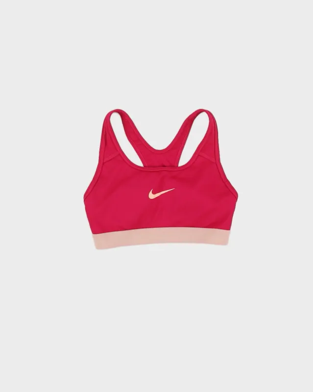 Nike Pink Sports Top - XXS made by Nike