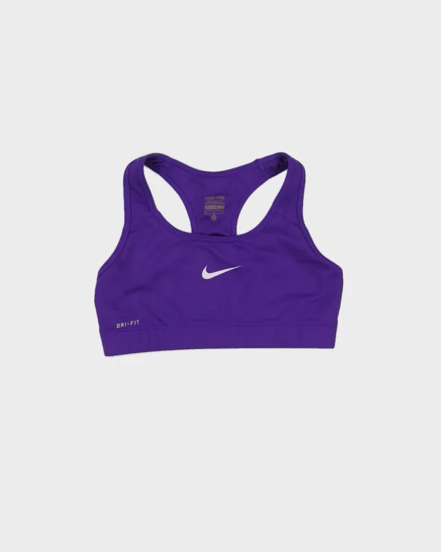 Nike Purple Sports Top - XS made by Nike