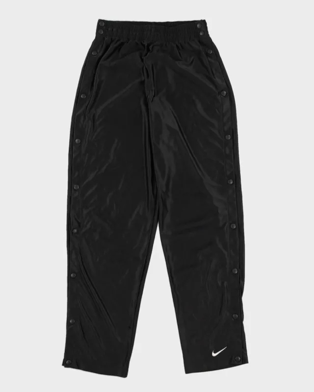 00s Y2K Nike Black Buttoned Up Track Bottoms - W30 L33 sold by Rokit