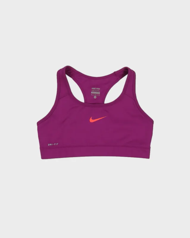 Nike Maroon Sports Top - M sold by Rokit