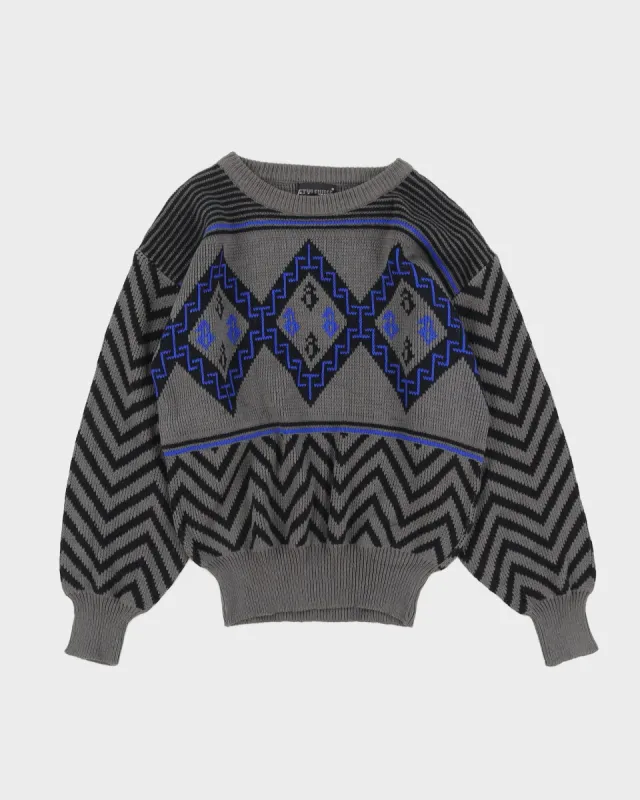 jumadiba着用Hand-knitted soonerorlater Granny Jacquard Knit Jumper | Parallel