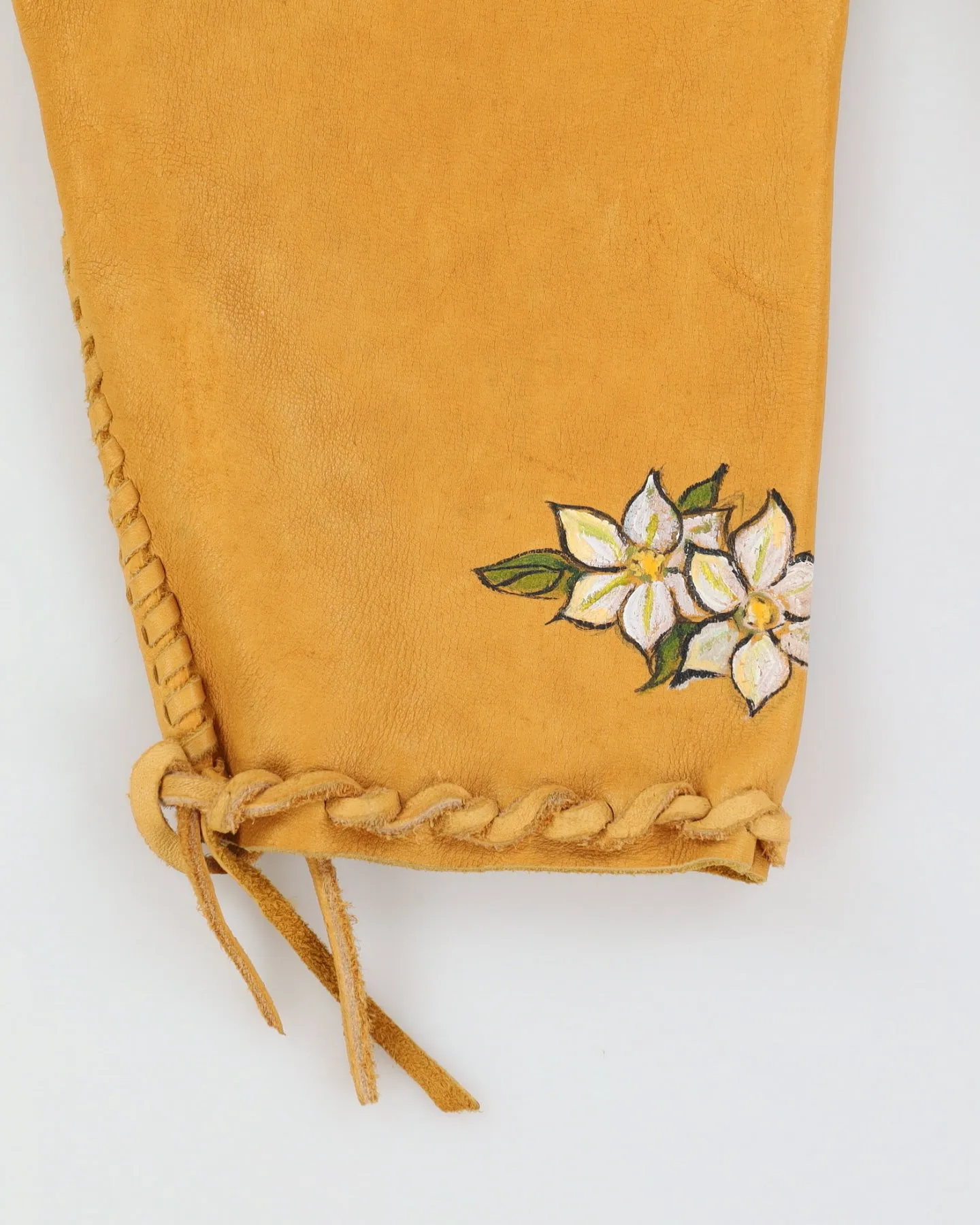 Vintage 1960s Painted Leather Jacket - XXXL sold by Rokit product image thumbnail 4