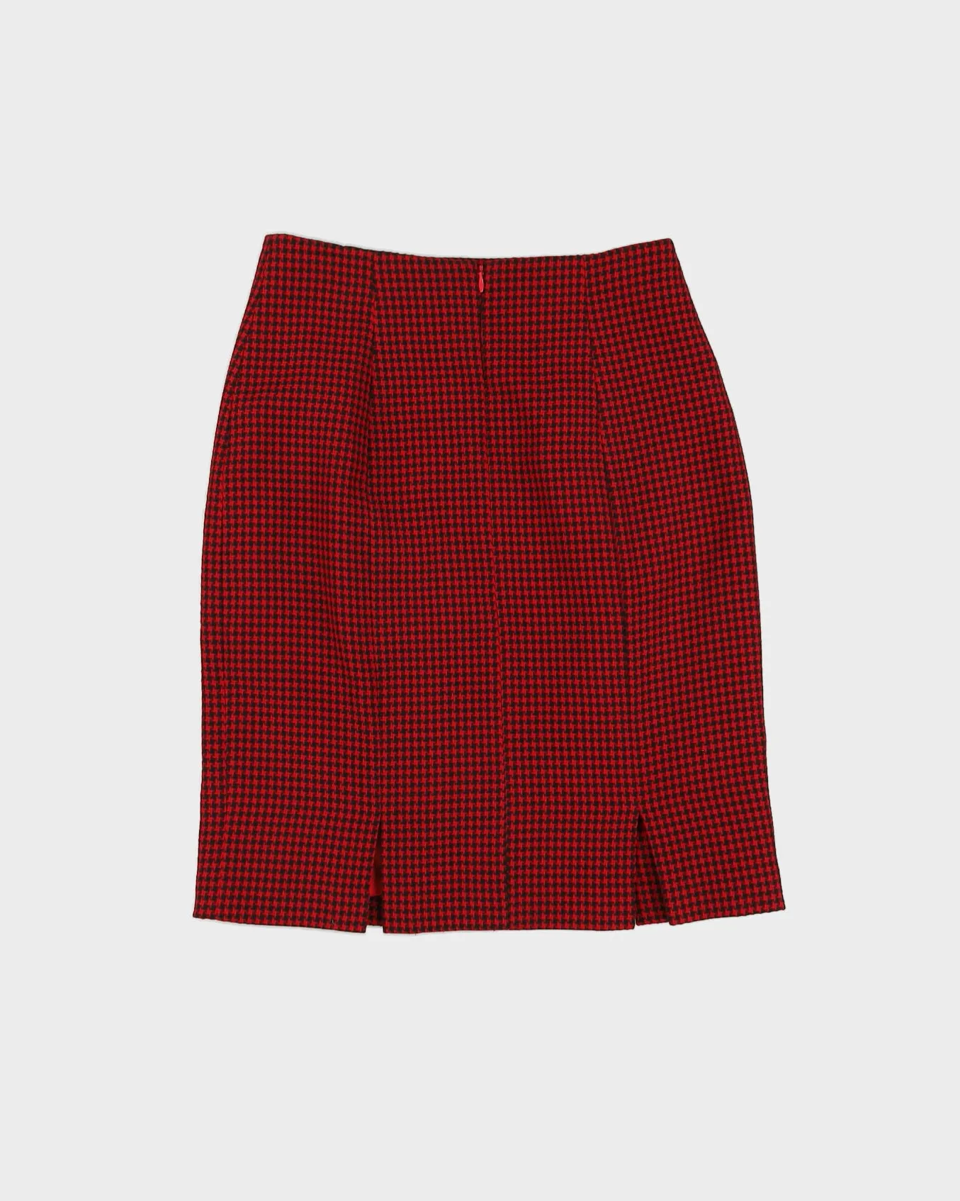 Red And Black Houndstooth 2 Piece Suit - S sold by Rokit product image thumbnail 5