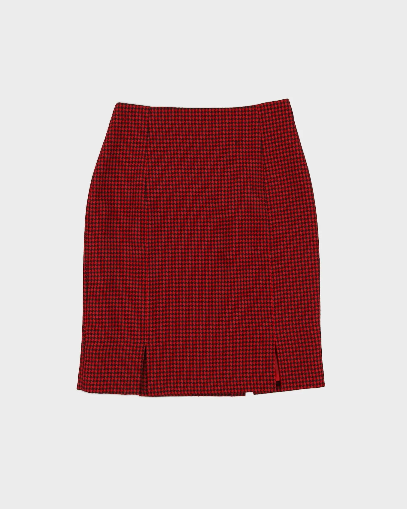 Red And Black Houndstooth 2 Piece Suit - S sold by Rokit product image thumbnail 4