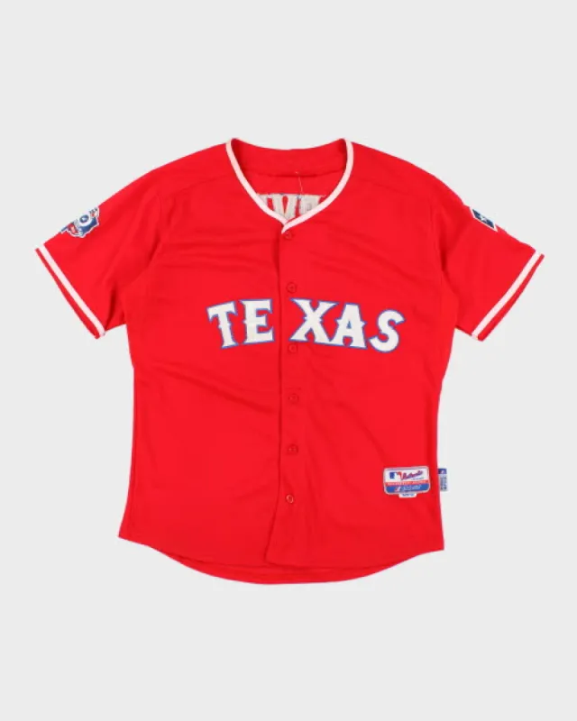 Vintage MLB Texas Rangers Baseball Jersey - L sold by Rokit