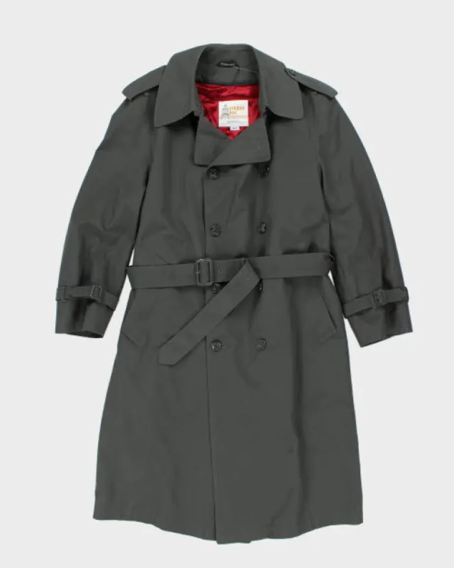 Vintage 90's Heavyweight London Fog Lined Long Overcoat - M sold by Rokit