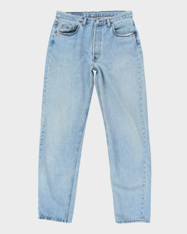 Vintage Levi's 501 Light Wash Denim Jeans - W32 L32 sold by Rokit