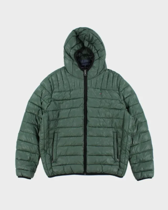 Vintage 2000's Tommy Hilfiger 2in1 Puffer Jacket - L sold by Rokit