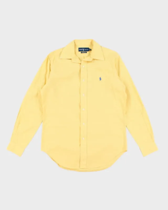Ralph Lauren Yellow Check Shirt - S sold by Rokit