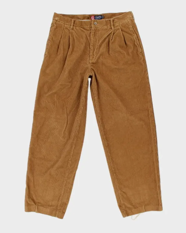 Vintage Chaps Baggy Corduroy Trousers - W34 L29 sold by Rokit