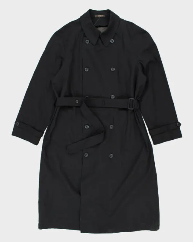 Vintage 90's Black London Fog Long Overcoat - XL sold by Rokit
