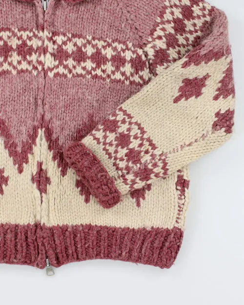 Vintage Women's 80's Heavyweight Cowichan Zip Up Cardigan - L sold by Rokit product image thumbnail 4