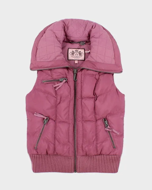 Vintage Y2K Juicy Couture Sleeveless Puffer Vest - S sold by Rokit