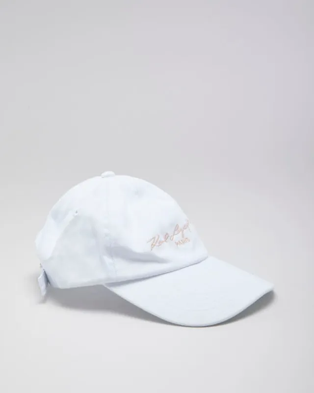 Karl Lagerfeld Embroidered White Cap - O/S sold by Rokit