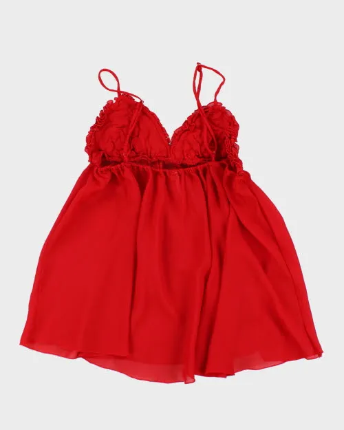 Y2k 00s Chloe Frilly Cami - M sold by Rokit product image thumbnail 2