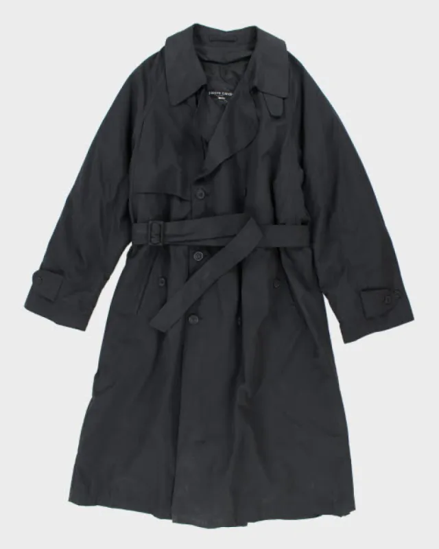 Vintage Pierre Cardin Black Mac - L sold by Rokit