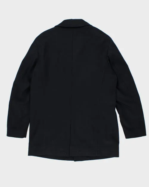Vintage Hugo Boss Navy Overcoat - L sold by Rokit product image thumbnail 2