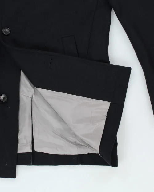 Vintage Hugo Boss Navy Overcoat - L sold by Rokit product image thumbnail 4