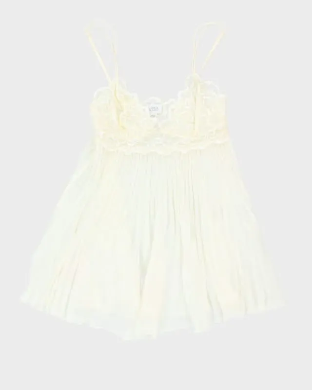 Y2k 00s La Senza Pleated Cami - M sold by Rokit