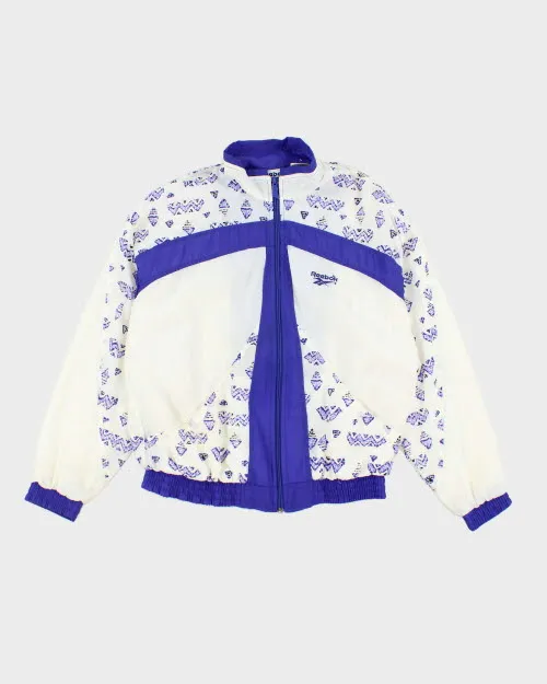Vintage 80's Reebok Patterned Track Jacket - S sold by Rokit