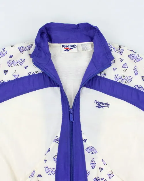 Vintage 80's Reebok Patterned Track Jacket - S sold by Rokit product image thumbnail 3