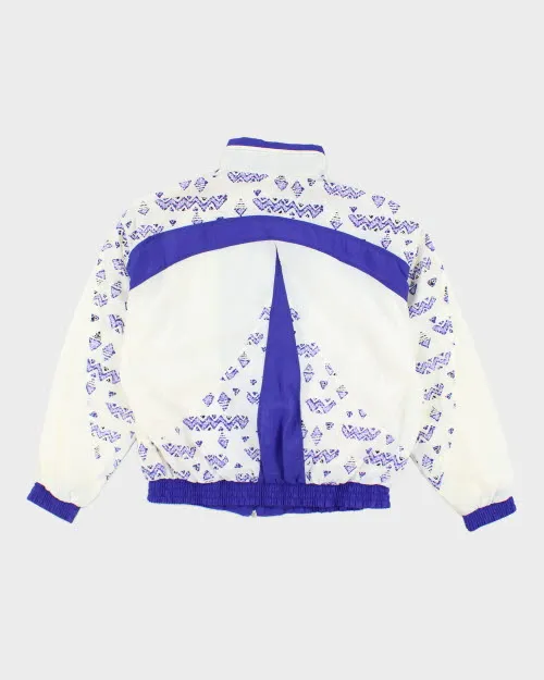 Vintage 80's Reebok Patterned Track Jacket - S sold by Rokit product image thumbnail 2