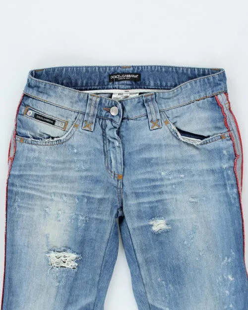Y2k 00s Dolce & Gabbana Distressed Jeans - W30 L24 sold by Rokit product image thumbnail 3