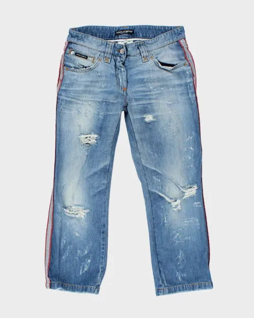 Y2k 00s Dolce & Gabbana Distressed Jeans - W30 L24 sold by Rokit
