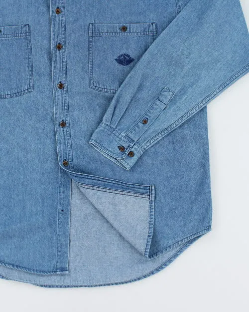 Vintage Dockers Longsleeve Denim Shirt - L sold by Rokit product image thumbnail 4