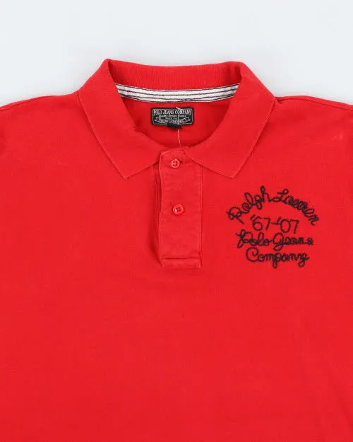 Vintage Polo Jeans Company Polo Shirt - L sold by Rokit product image thumbnail 3