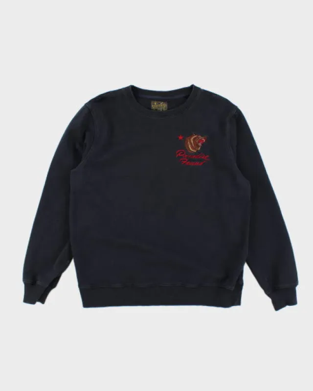 Vintage Lucky Brand Embroidered Sweatshirt - L sold by Rokit