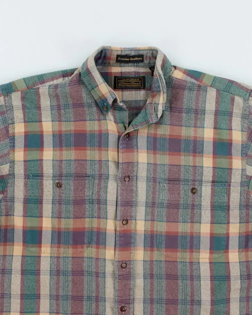Vintage 90's Eddie Bauer Flannel Shirt - M sold by Rokit product image thumbnail 3