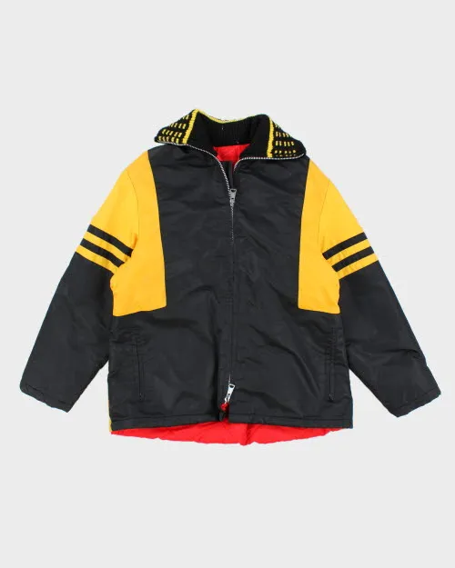 Vintage 80's Two Tone Funnel Neck Jacket - L sold by Rokit