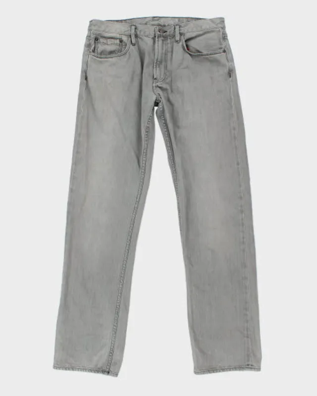Vintage Burberry Brit Straight Fit Grey Wash Jeans - W34 L33 sold by Rokit