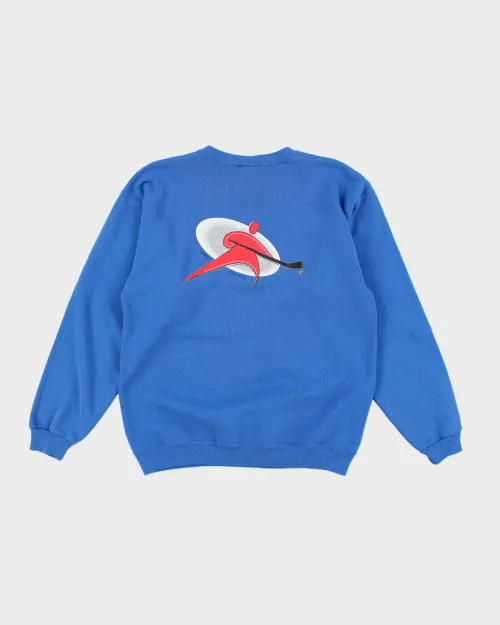 Vintage 90's Hockey Hanes Heavyweight Sweatshirt - M sold by Rokit product image thumbnail 2